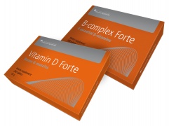 Vitamin D Forte + B-complex Forte, Pro kompletní doplnění vitamínu D a vitamínů skupiny B
